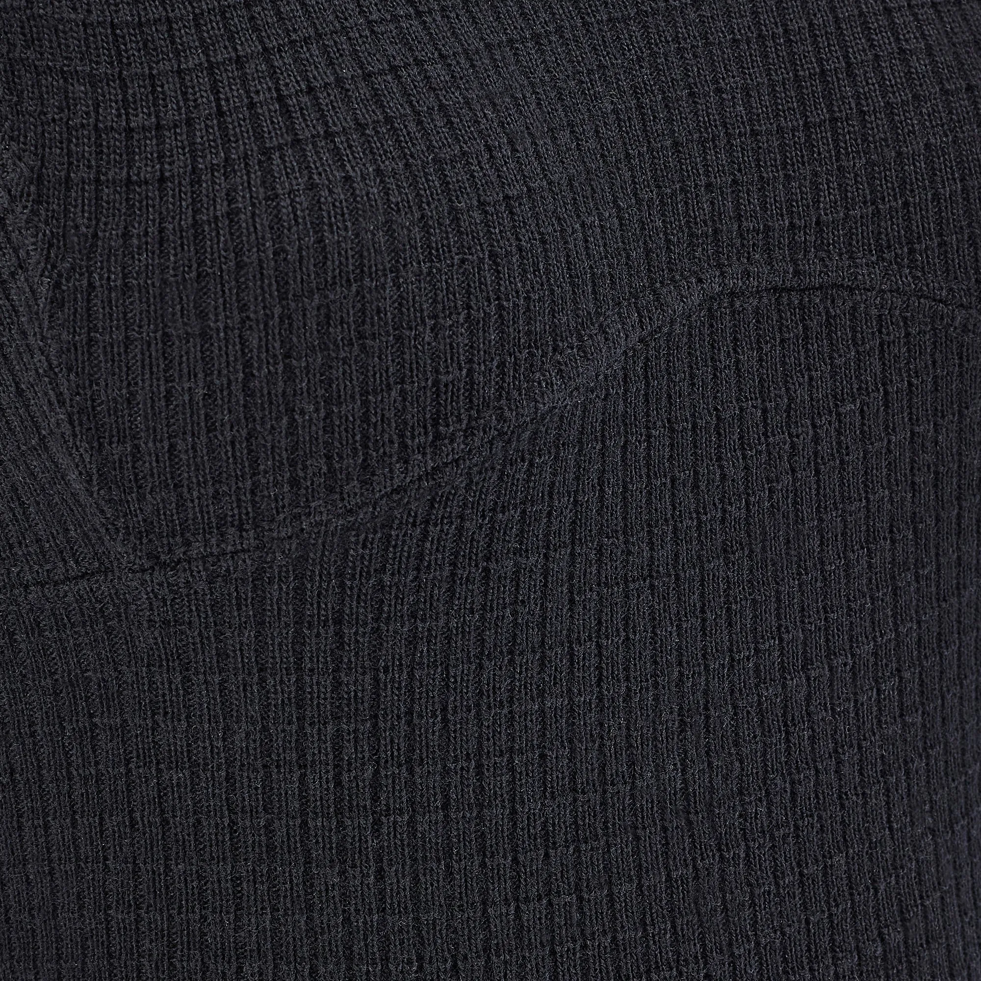 1920s Original Black Woollen Ladies Swimsuit