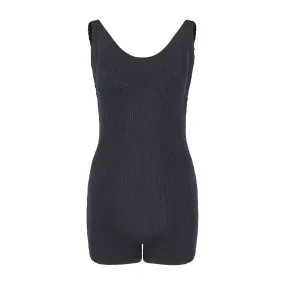1920s Original Black Woollen Ladies Swimsuit