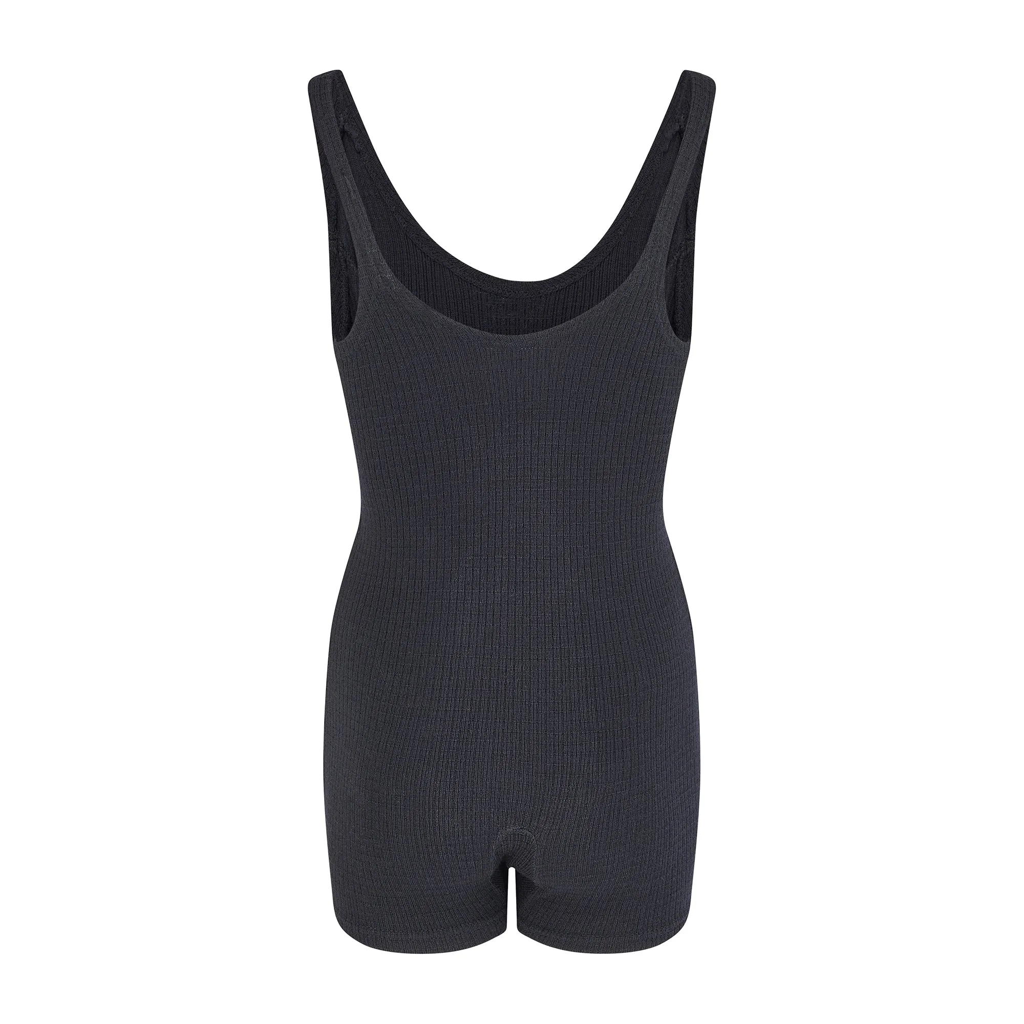 1920s Original Black Woollen Ladies Swimsuit
