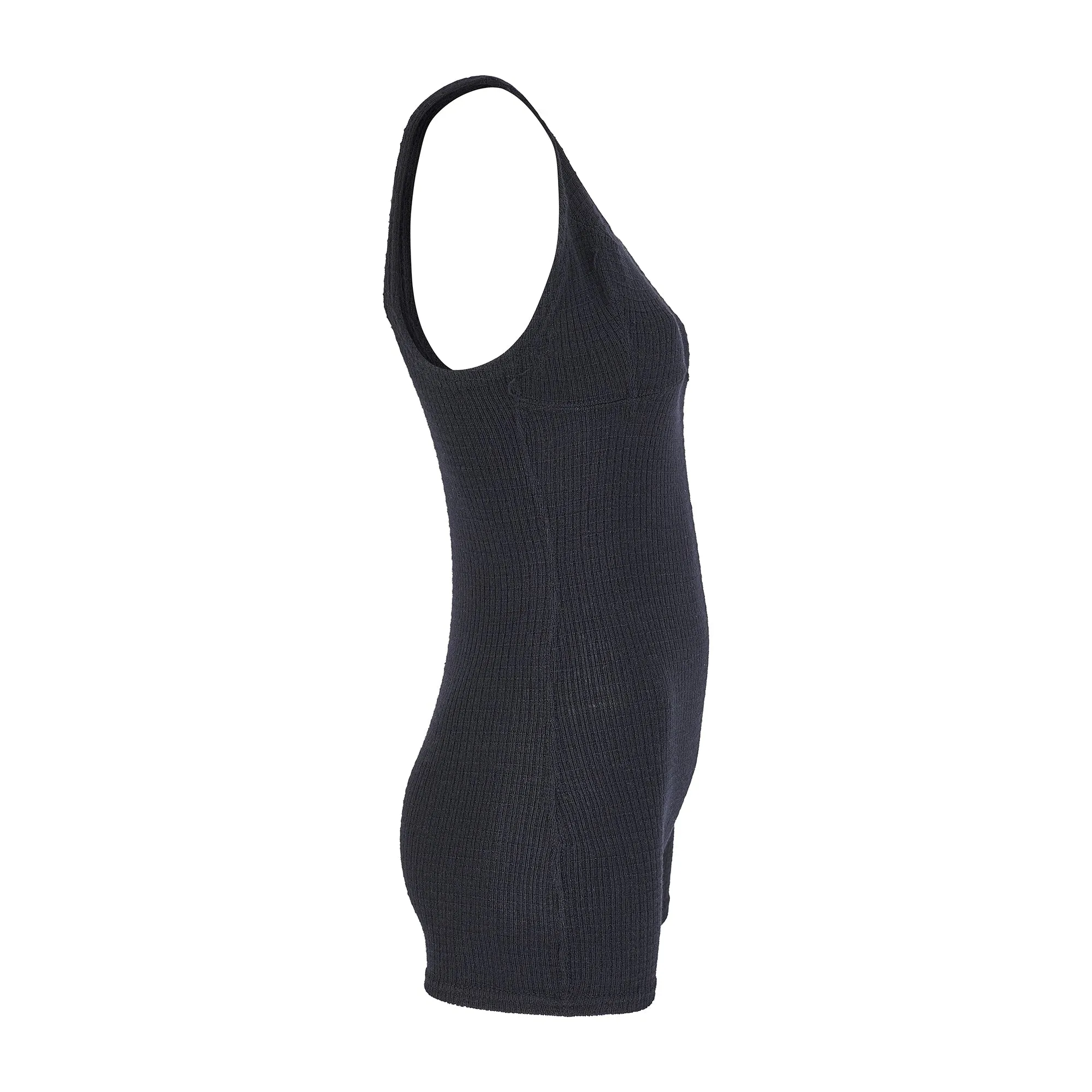 1920s Original Black Woollen Ladies Swimsuit