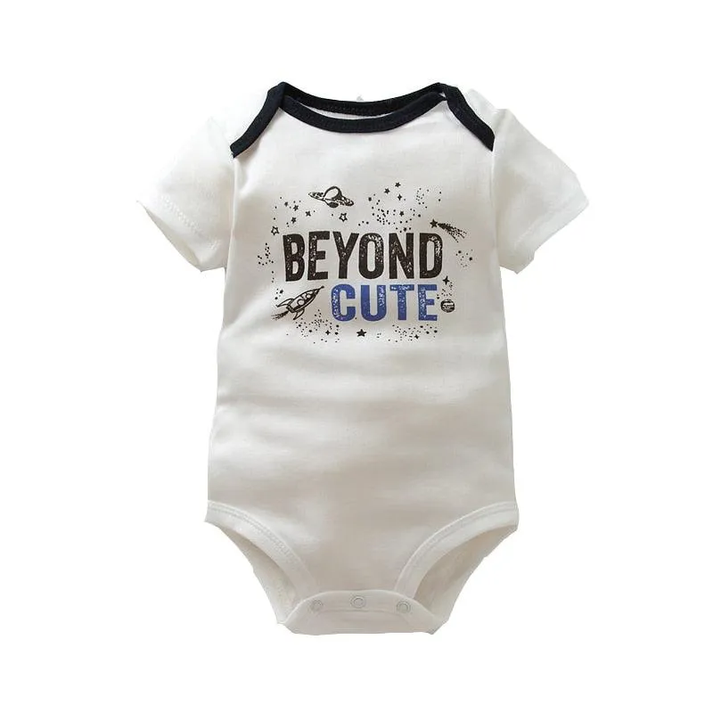 3PCS/Pack Soft Cotton Baby Bodysuit