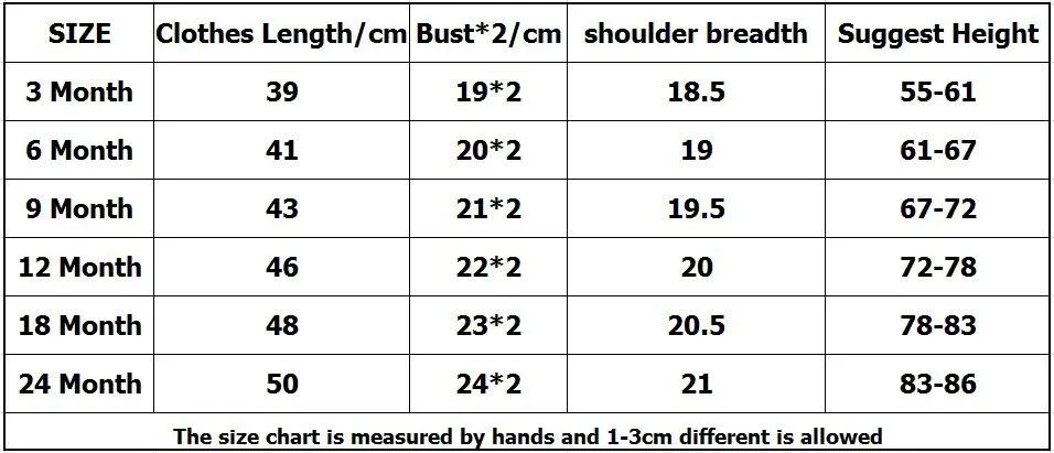 3PCS/Pack Soft Cotton Baby Bodysuit