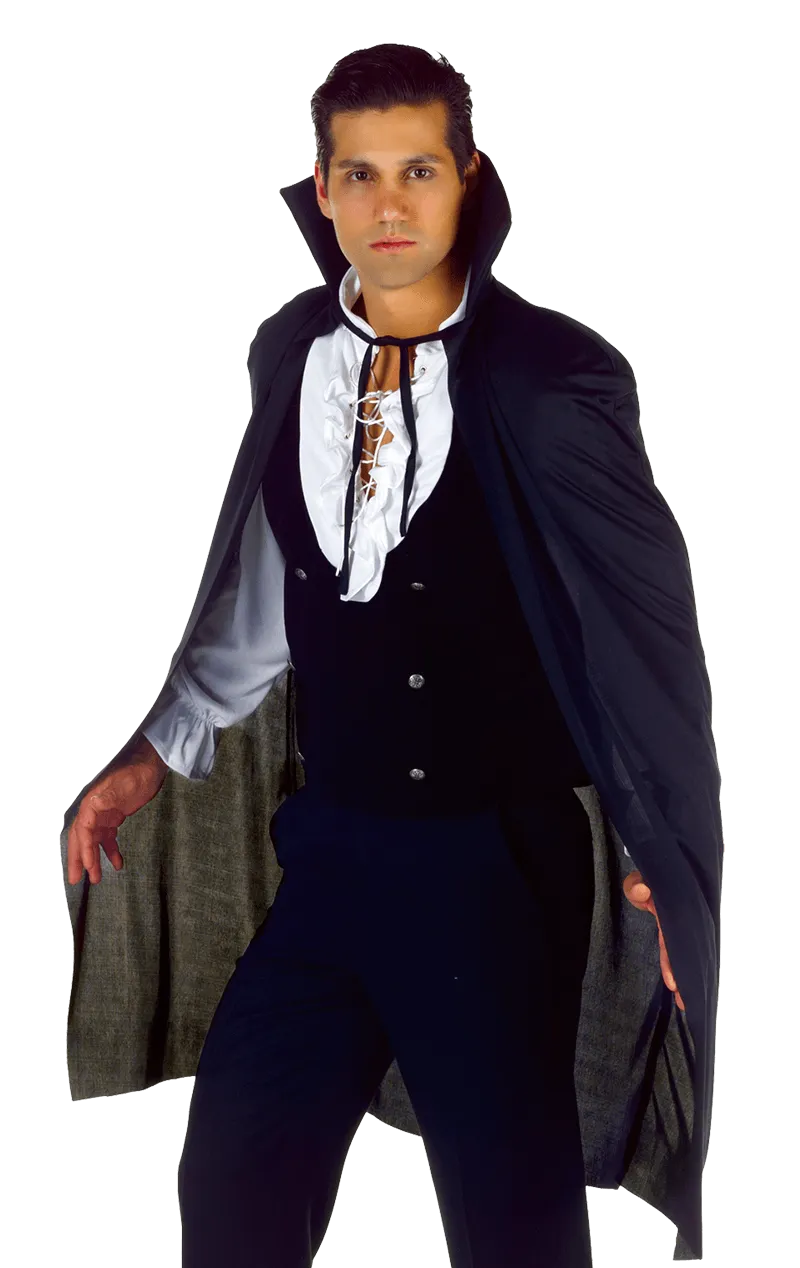 Adult Black Vampire Cape