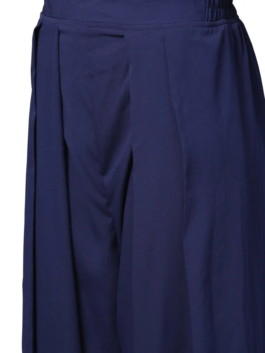 Ahalyaa Indo Western Sea Green Cape With Drape Pant