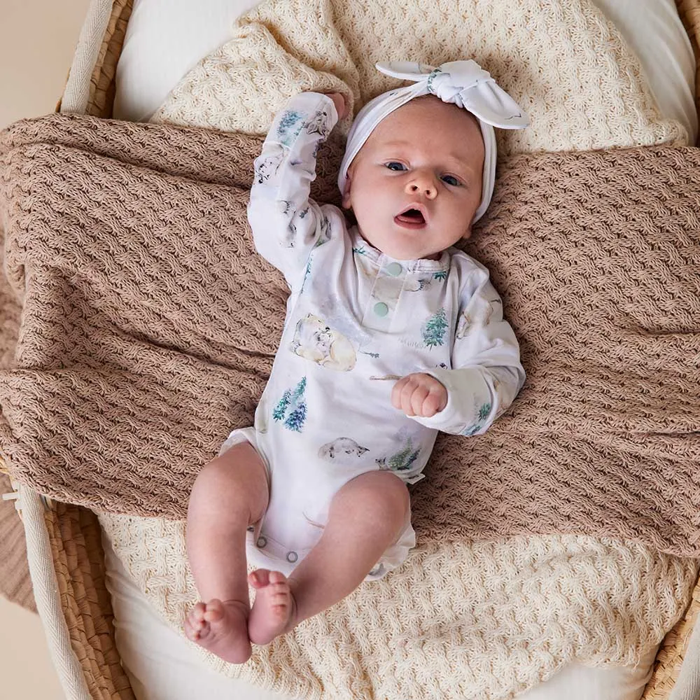 Arctic Long Sleeve Organic Bodysuit
