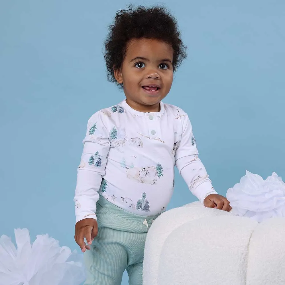 Arctic Long Sleeve Organic Bodysuit