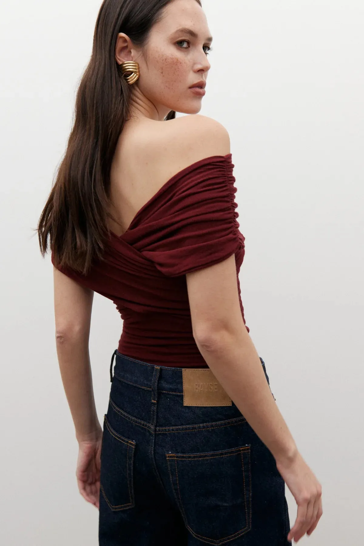 ARIANA BODYSUIT   WINE