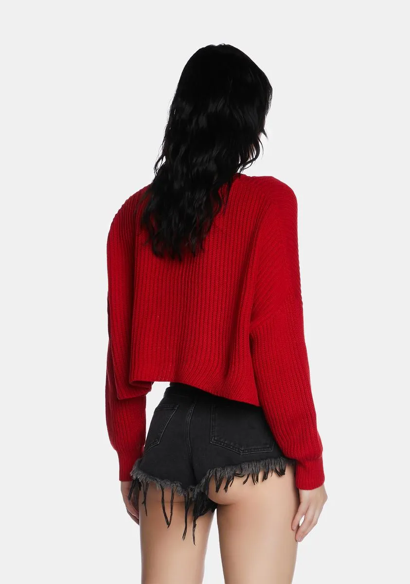 Autumn Revival Cropped Sweater