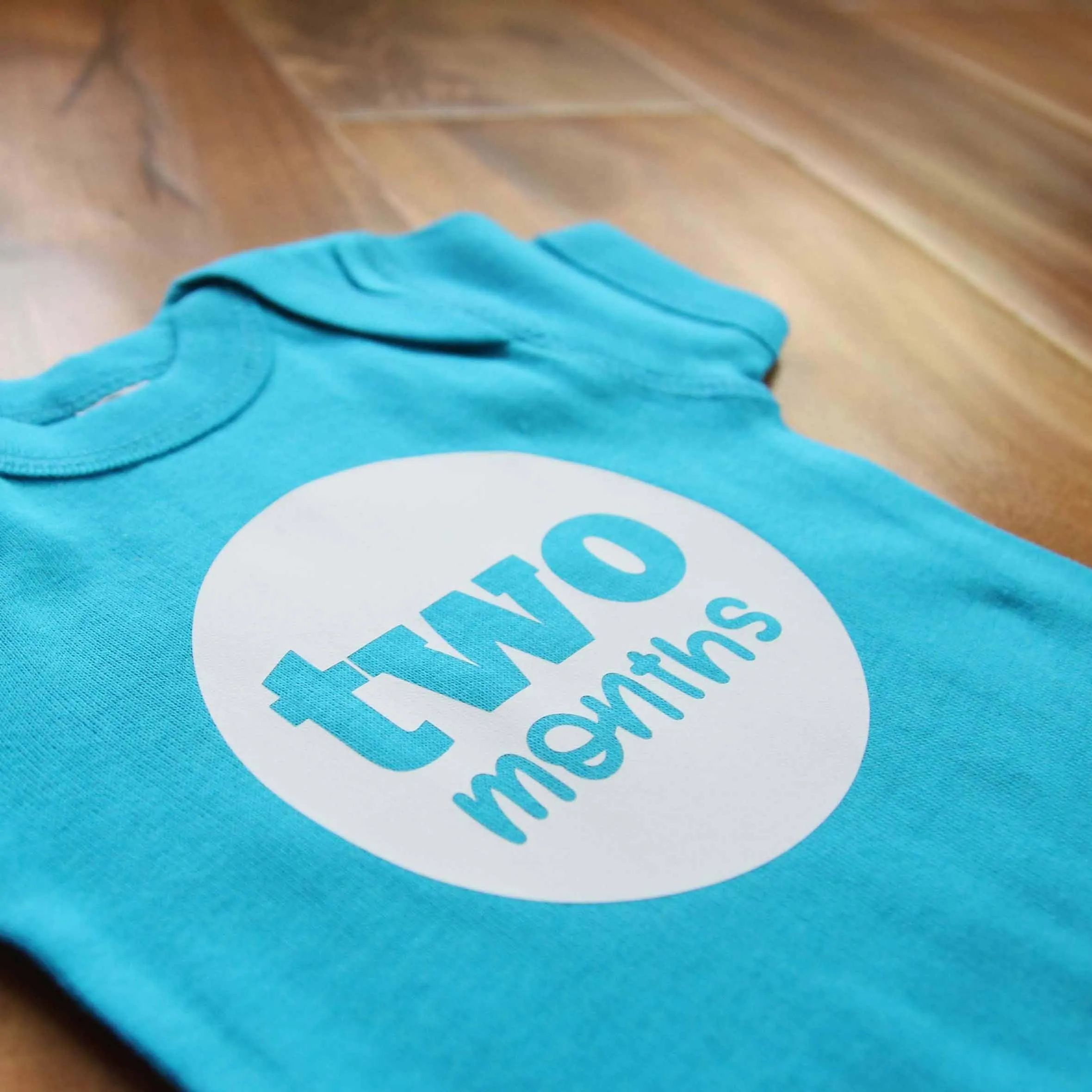 Baby Gender Neutral Monthly Photo Bodysuit Set