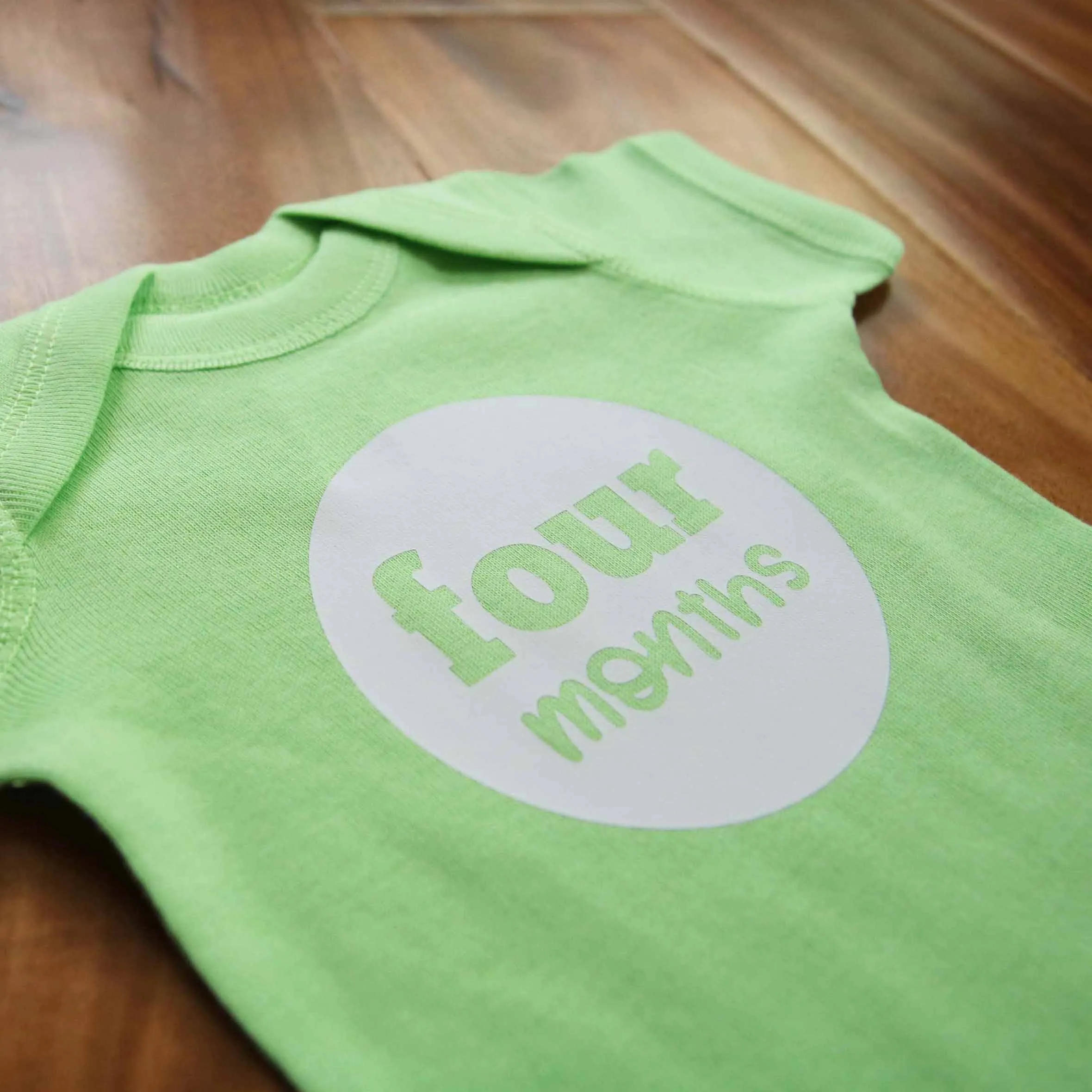 Baby Gender Neutral Monthly Photo Bodysuit Set
