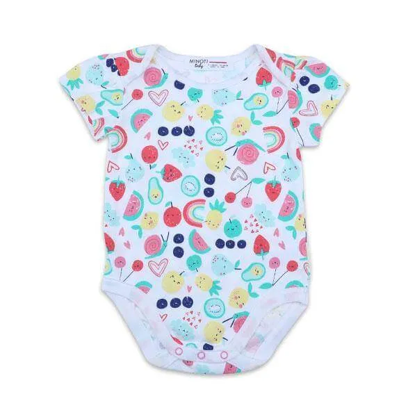 BABY GIRLS 3PCS BODYSUIT - PINK