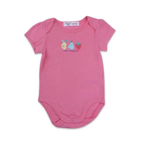 BABY GIRLS 3PCS BODYSUIT - PINK