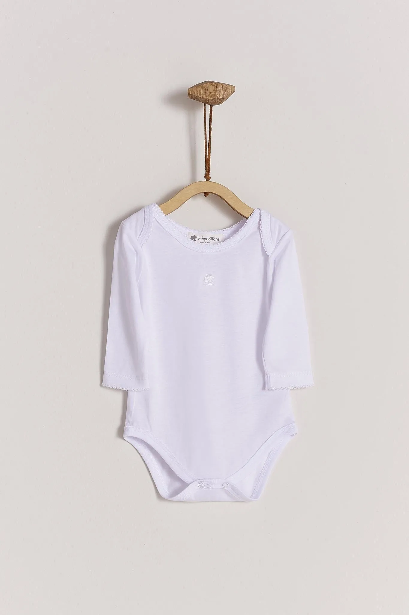 Babycottons Logo Long Sleeve Bodysuit 2-Pack