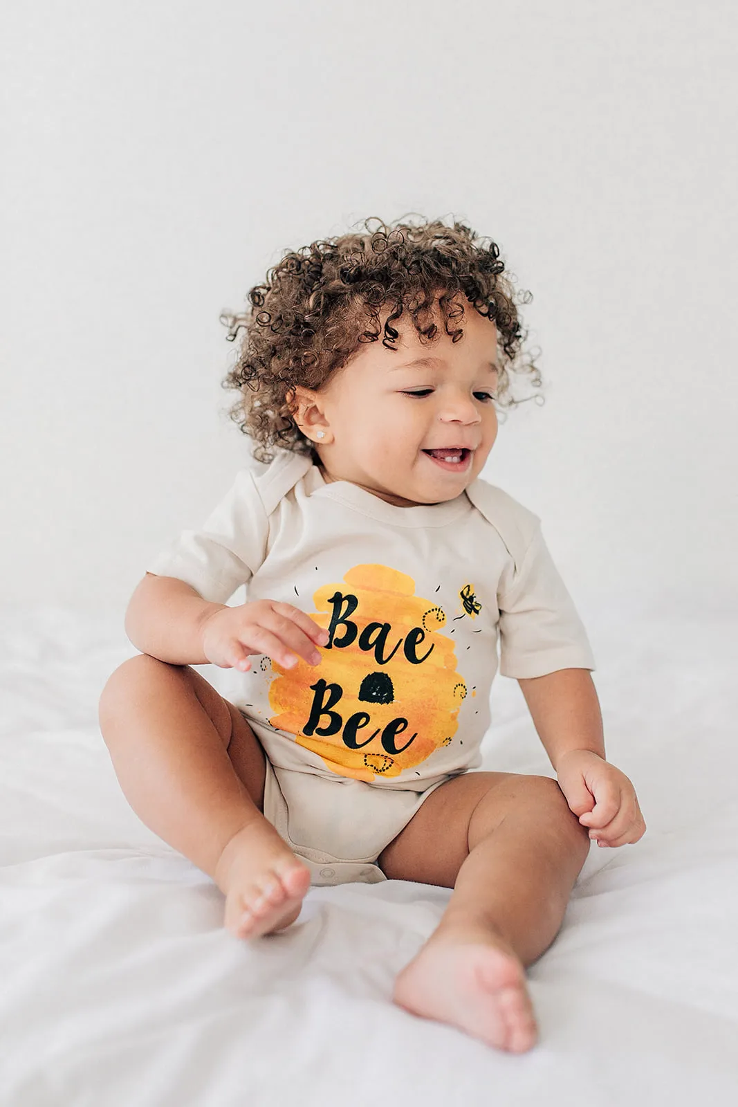 Bae Bee Bumblebee Honey Organic Baby Onesie®