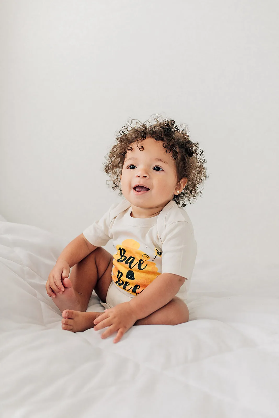 Bae Bee Bumblebee Honey Organic Baby Onesie®