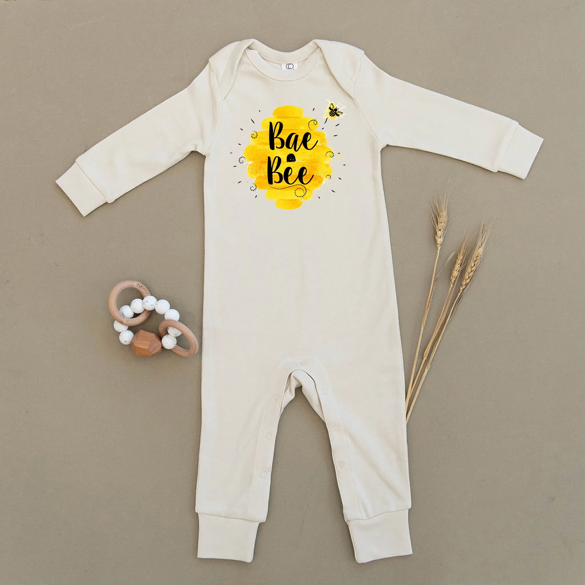 Bae Bee Bumblebee Honey Organic Baby Playsuit