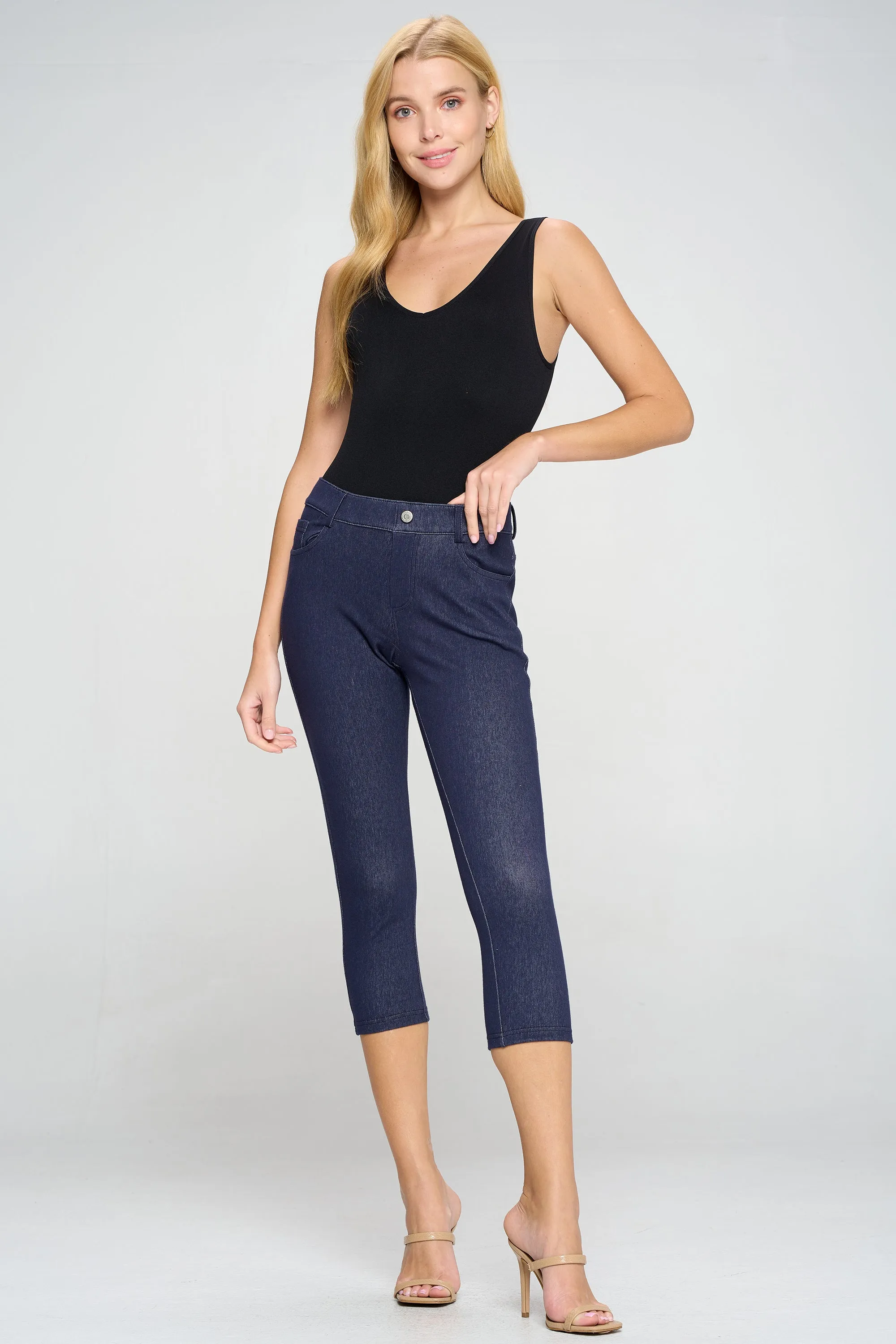 Basic V-Neck Tank Top Bodysuit