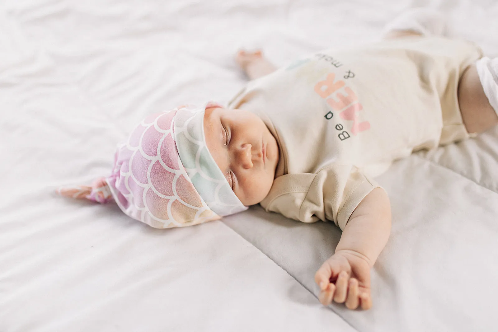 Be A Mermaid & Make Waves Organic Baby Onesie®
