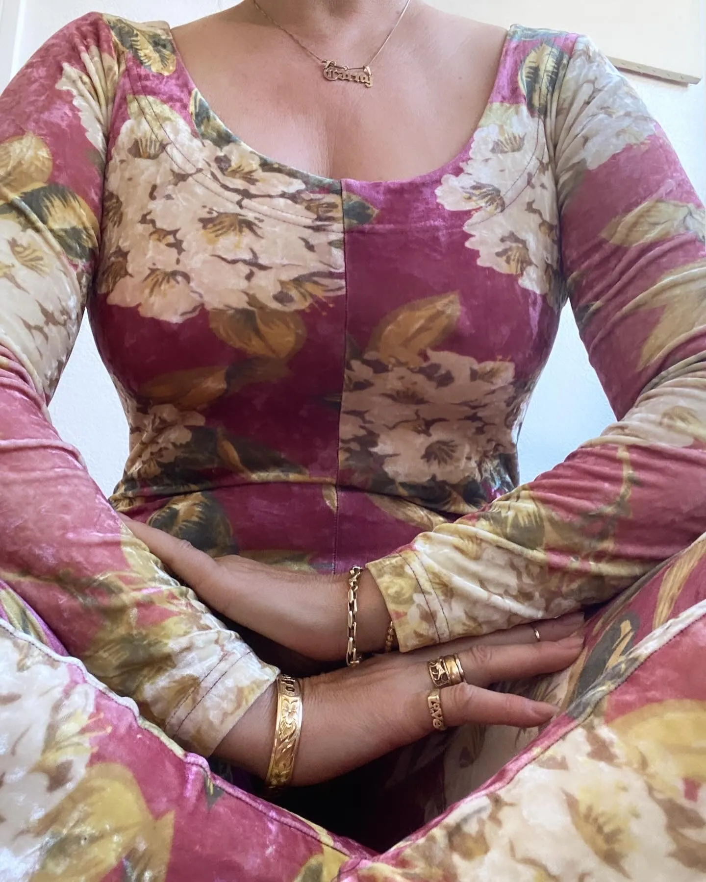 Betsey Johnson Floral Bodysuit