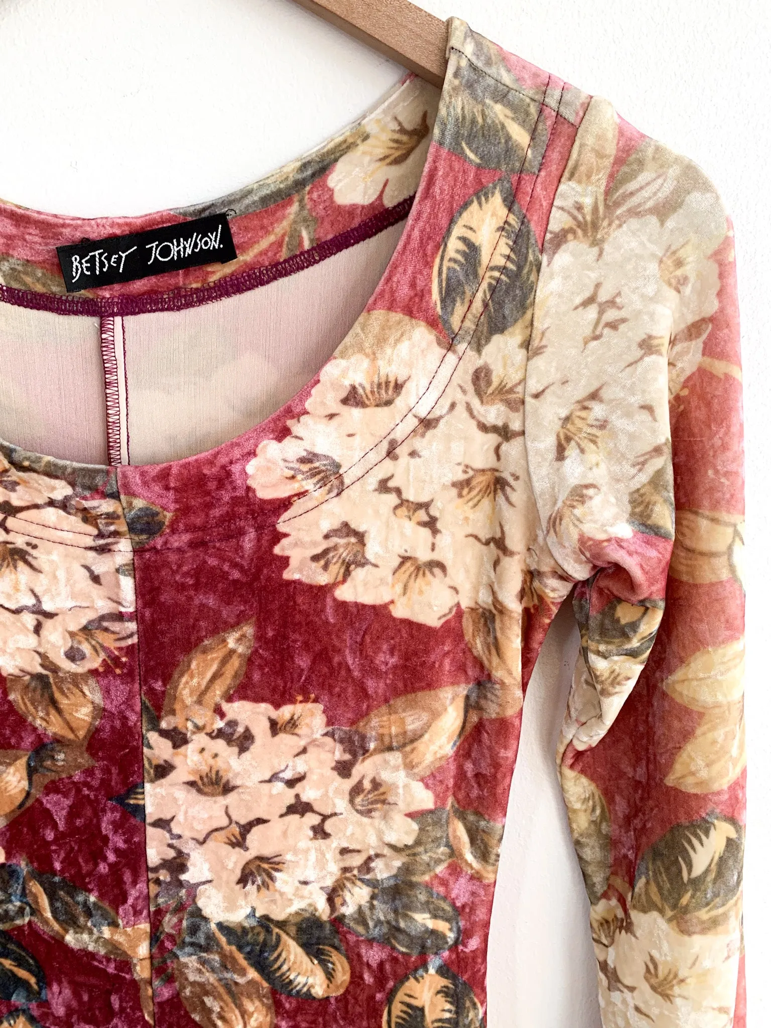 Betsey Johnson Floral Bodysuit