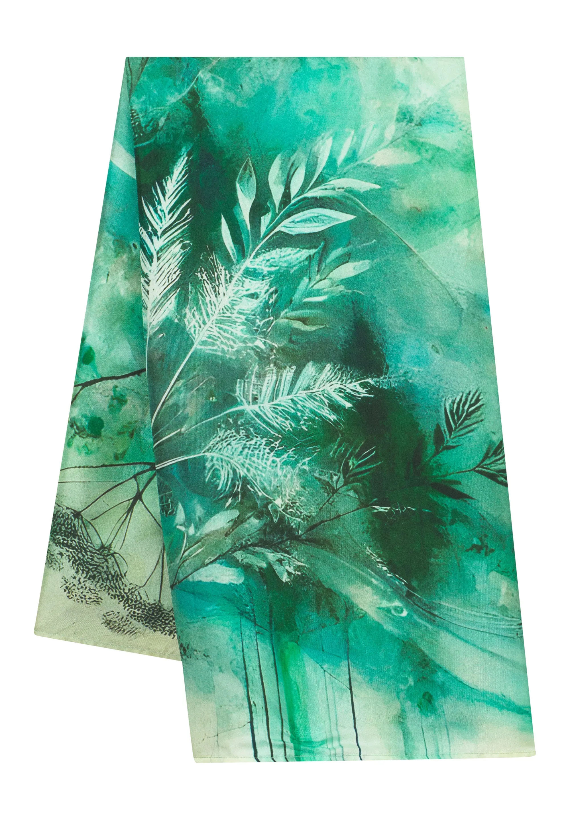 Birds Silk Printed Scarf