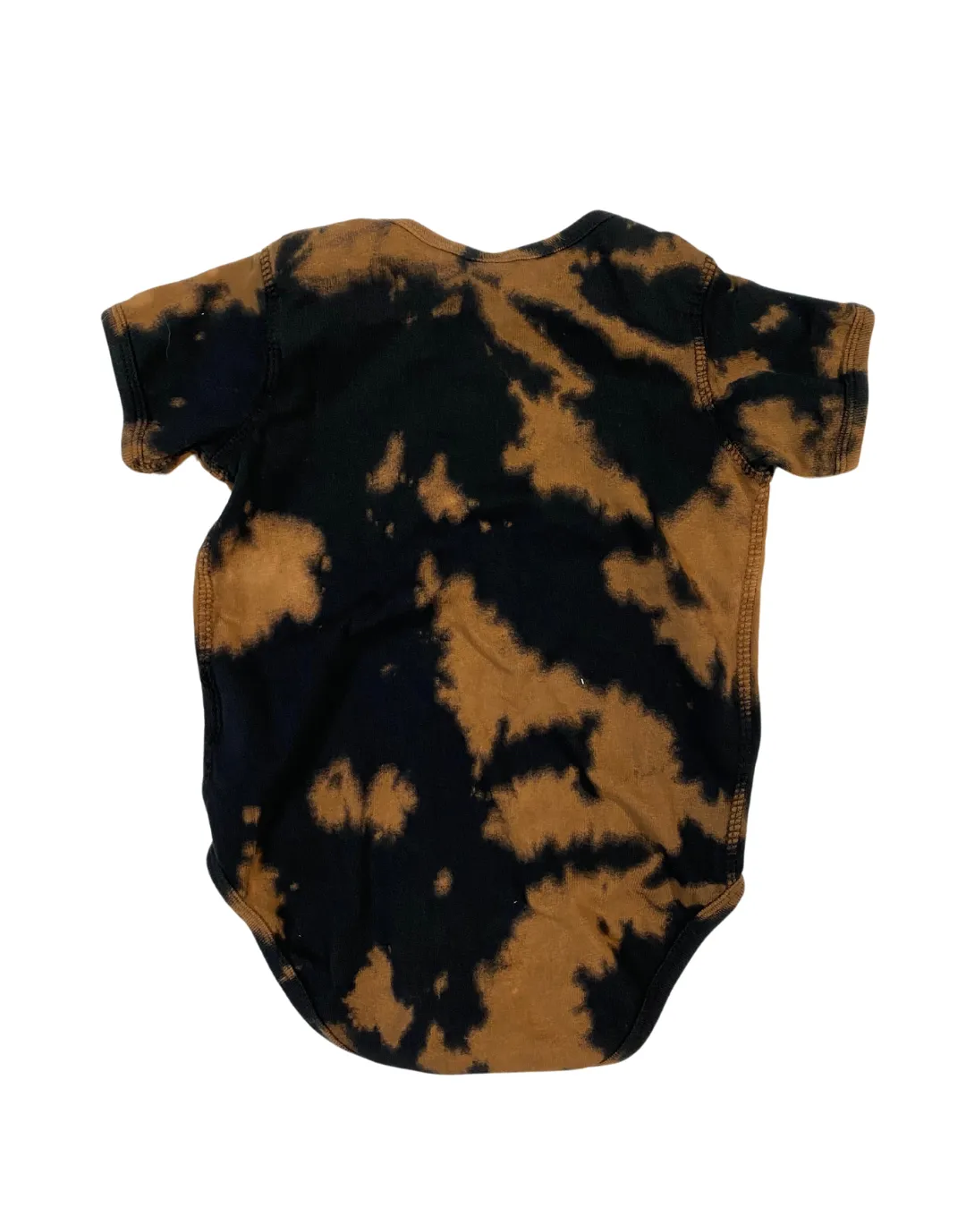 Black Gobi Bleach Wash Infant Bodysuit