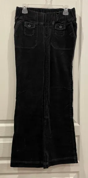 Black Maternity Velvety Pants, size X-Small, Maternity XS (0-2)