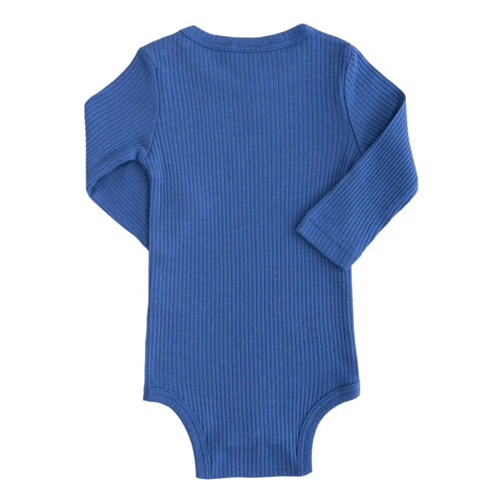 Blue LS Modal Bodysuit