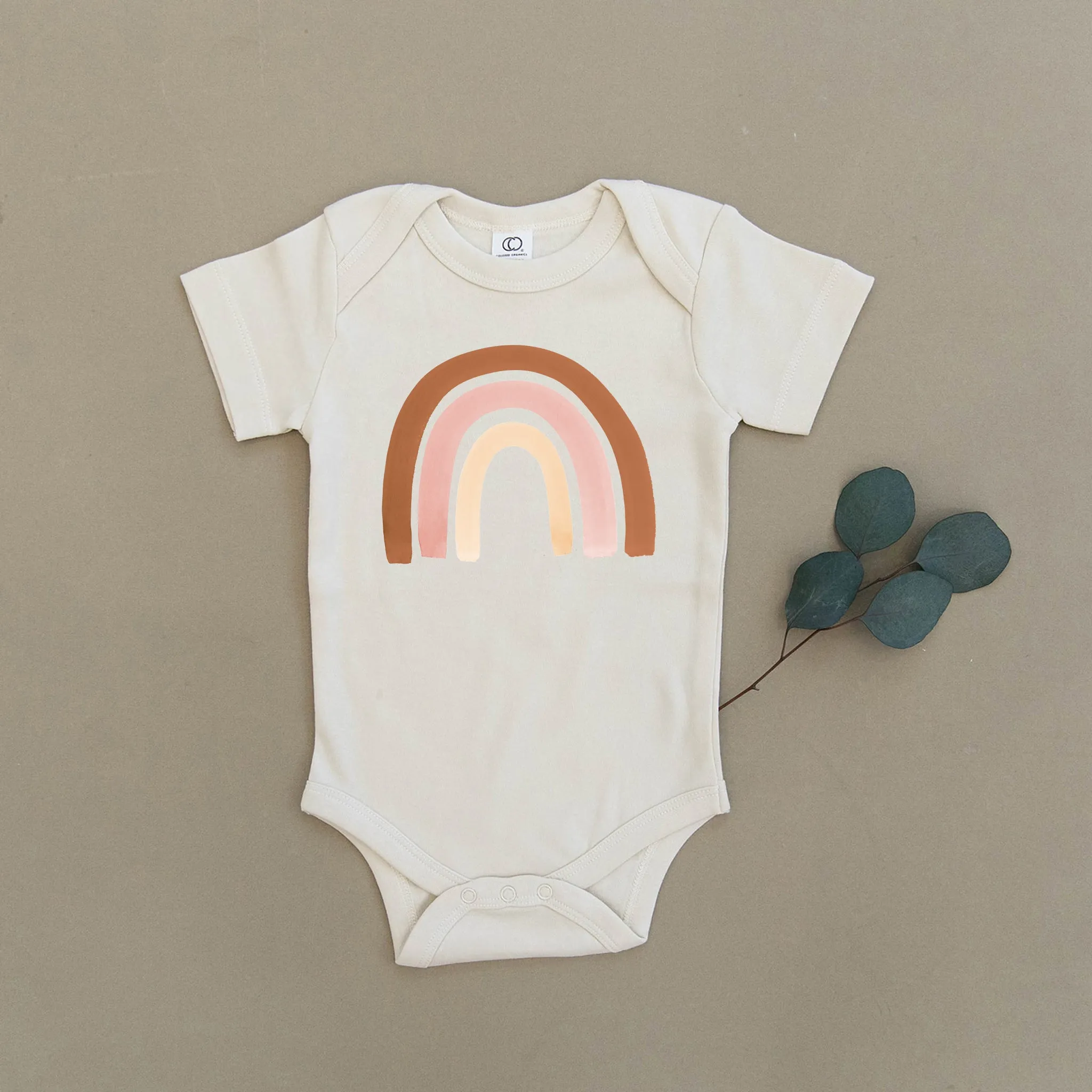 Blush Rainbow Baby Organic Baby Onesie®