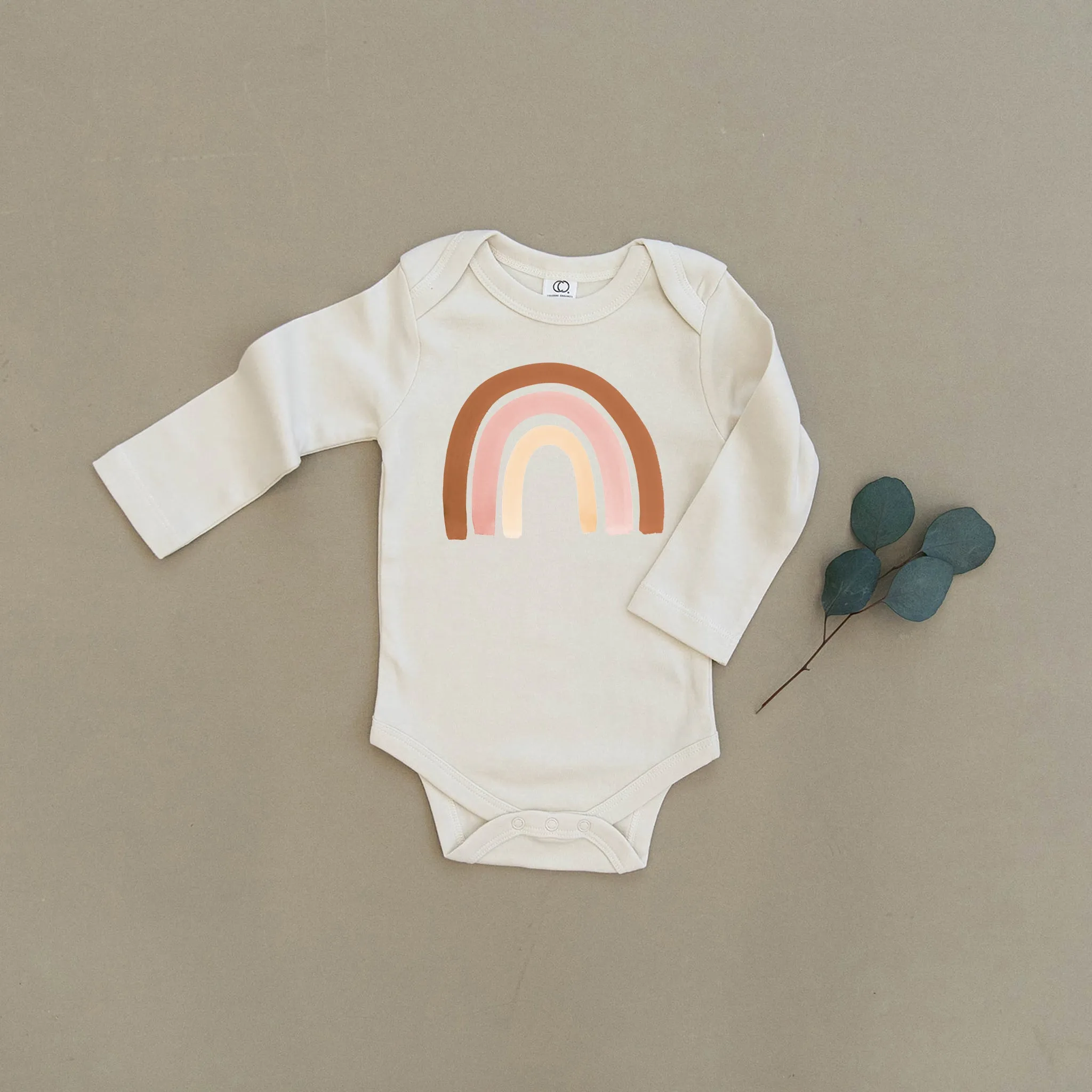 Blush Rainbow Baby Organic Baby Onesie®