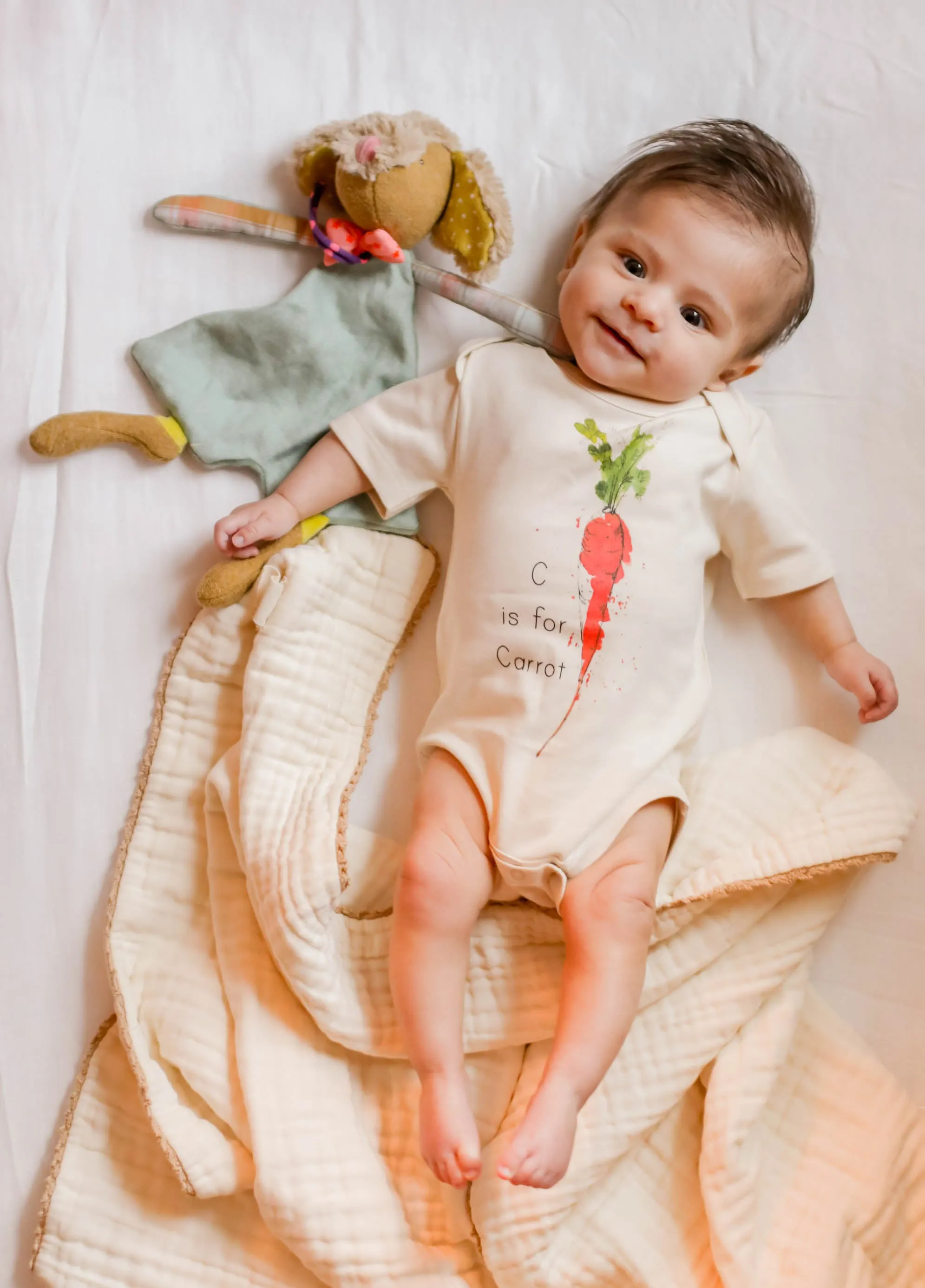 C is for Carrot Organic Baby Onesie®