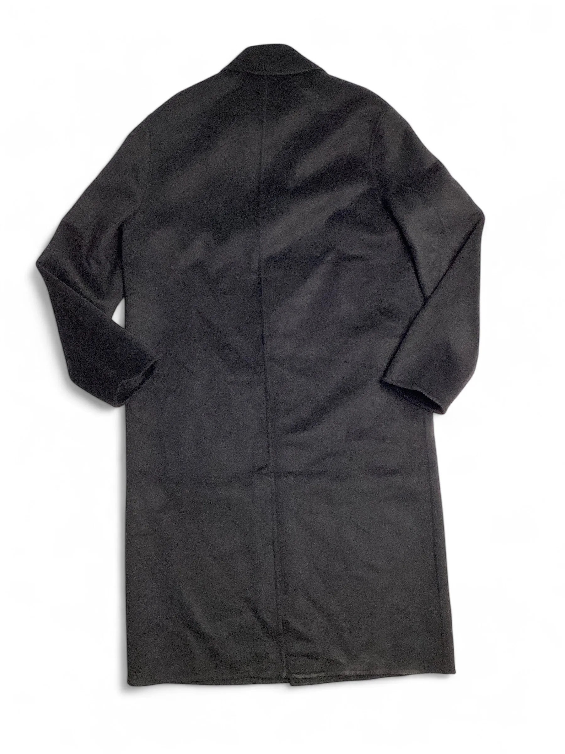 Calvin Klein Mens Regular Fit Wool Overcoat Coat Small Black