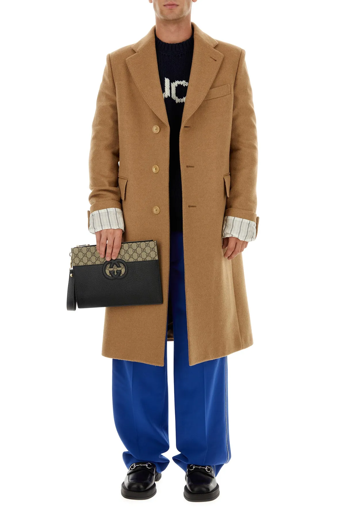Camel wool coat
