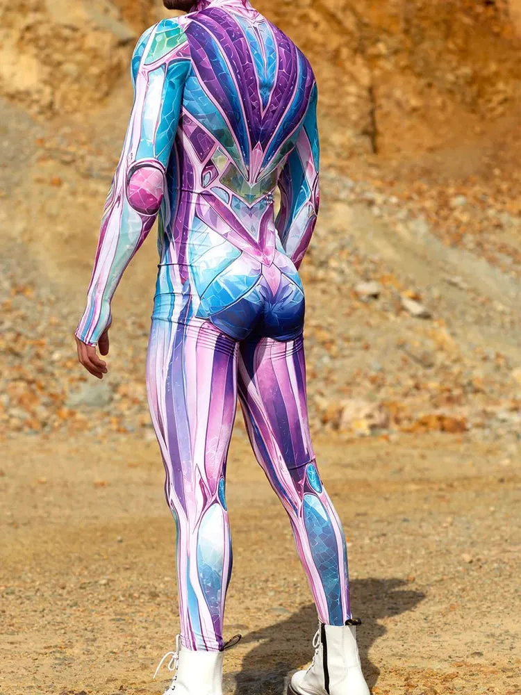 Candy Robot Cosplay Bodysuit Jumpsuit Festival Party Rave Outfits