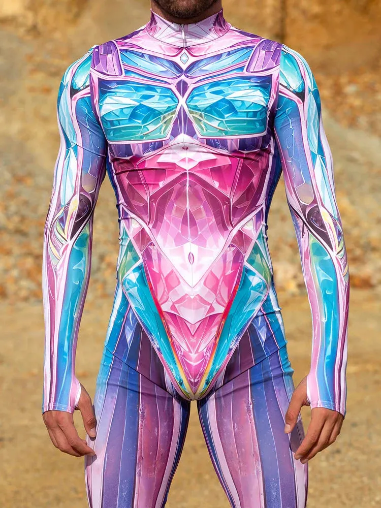 Candy Robot Cosplay Bodysuit Jumpsuit Festival Party Rave Outfits