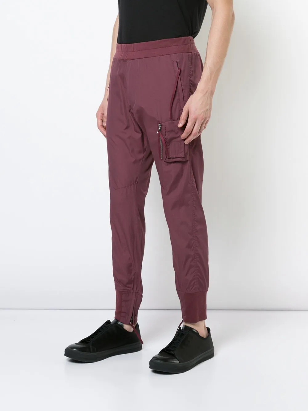 Cargo Zip Cuffed Track Pants