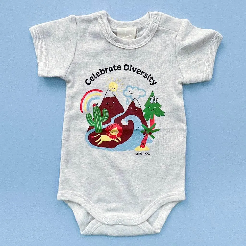 Celebrate Diversity Organic Cotton Baby Bodysuit