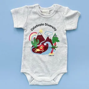Celebrate Diversity Organic Cotton Baby Bodysuit