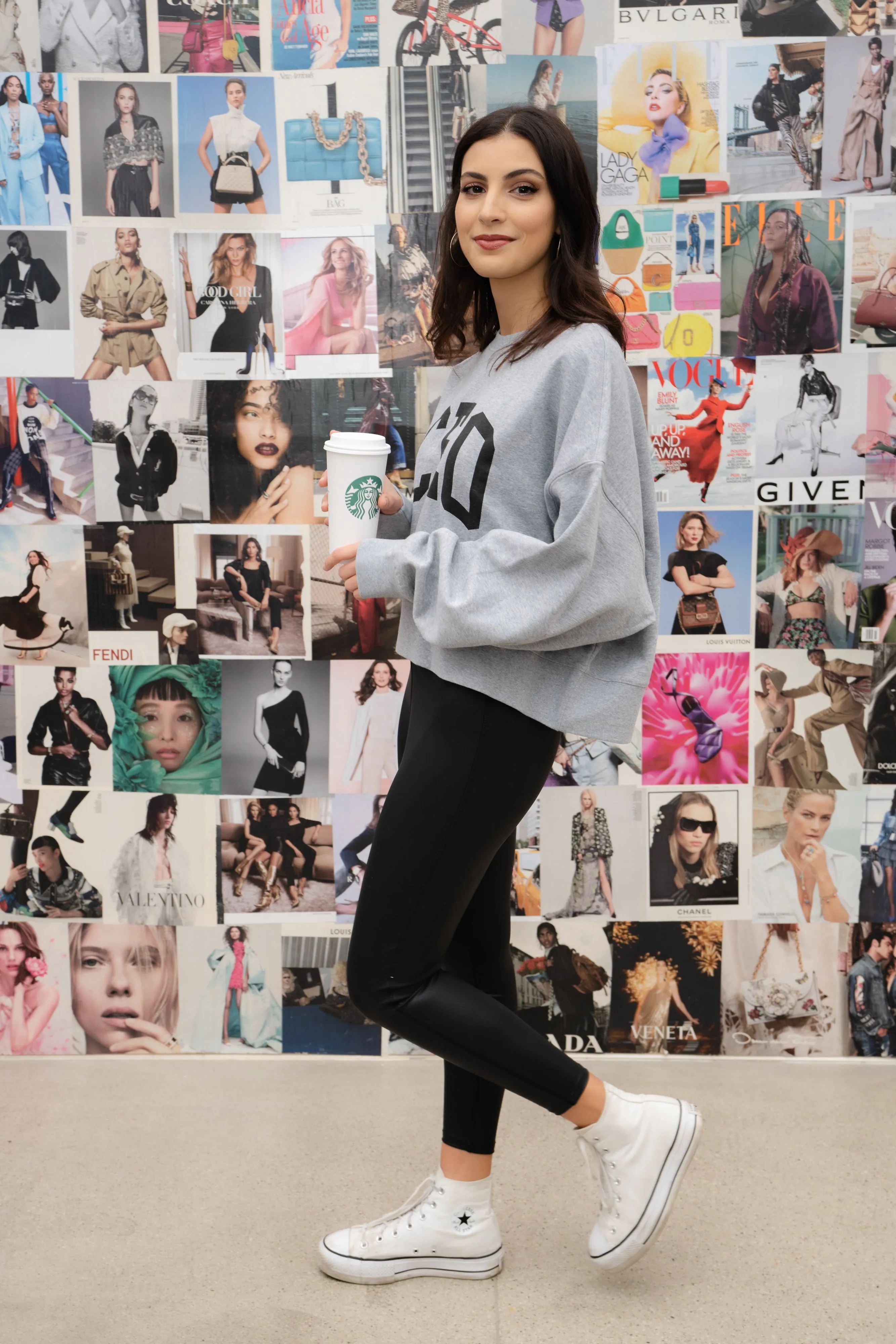 CEO OVERSIZED CROP SWEATSHIRT