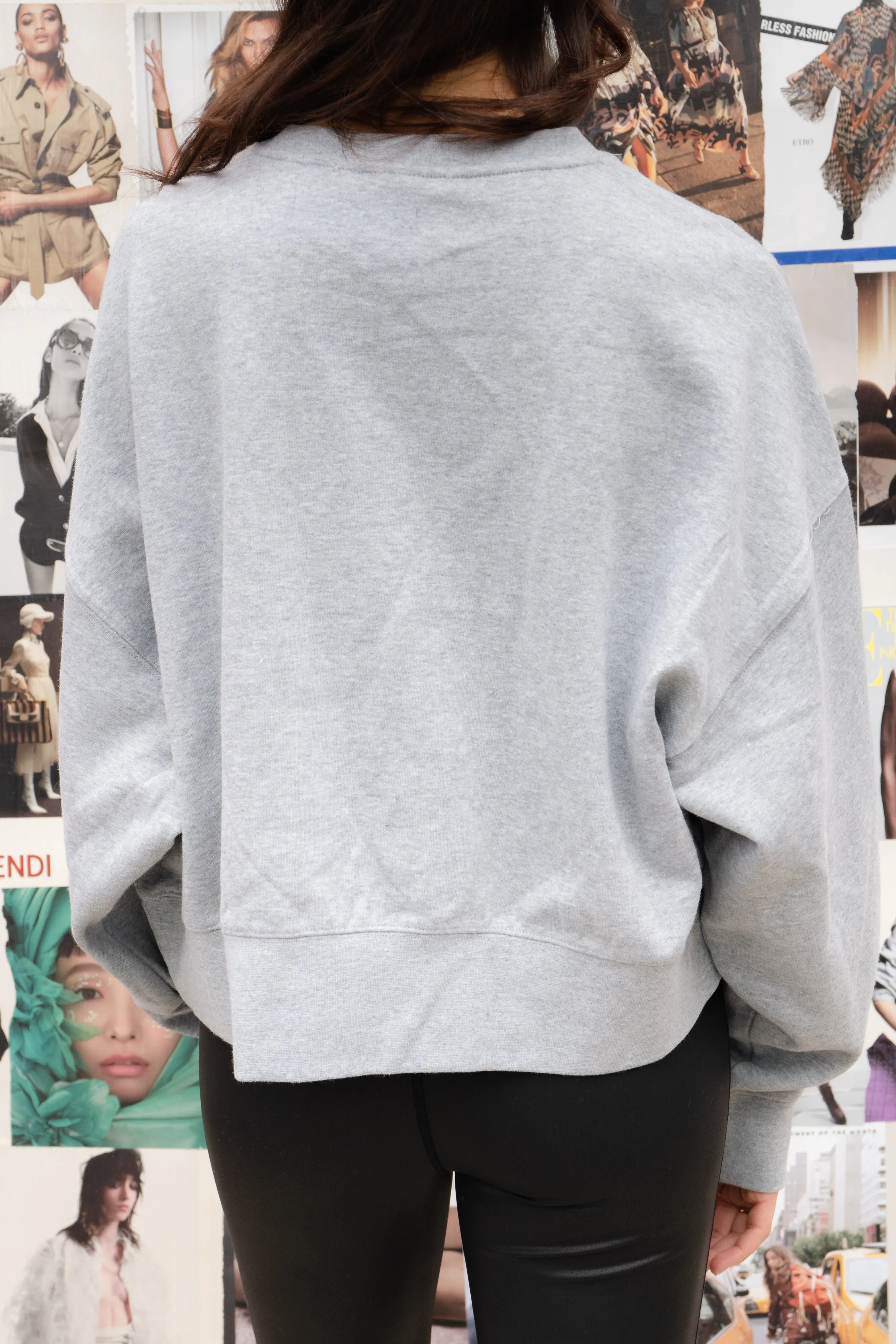 CEO OVERSIZED CROP SWEATSHIRT