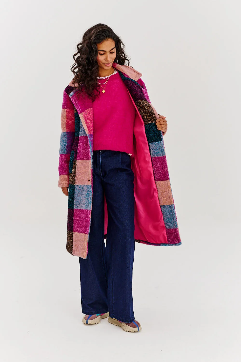 Check Me Out wool coat