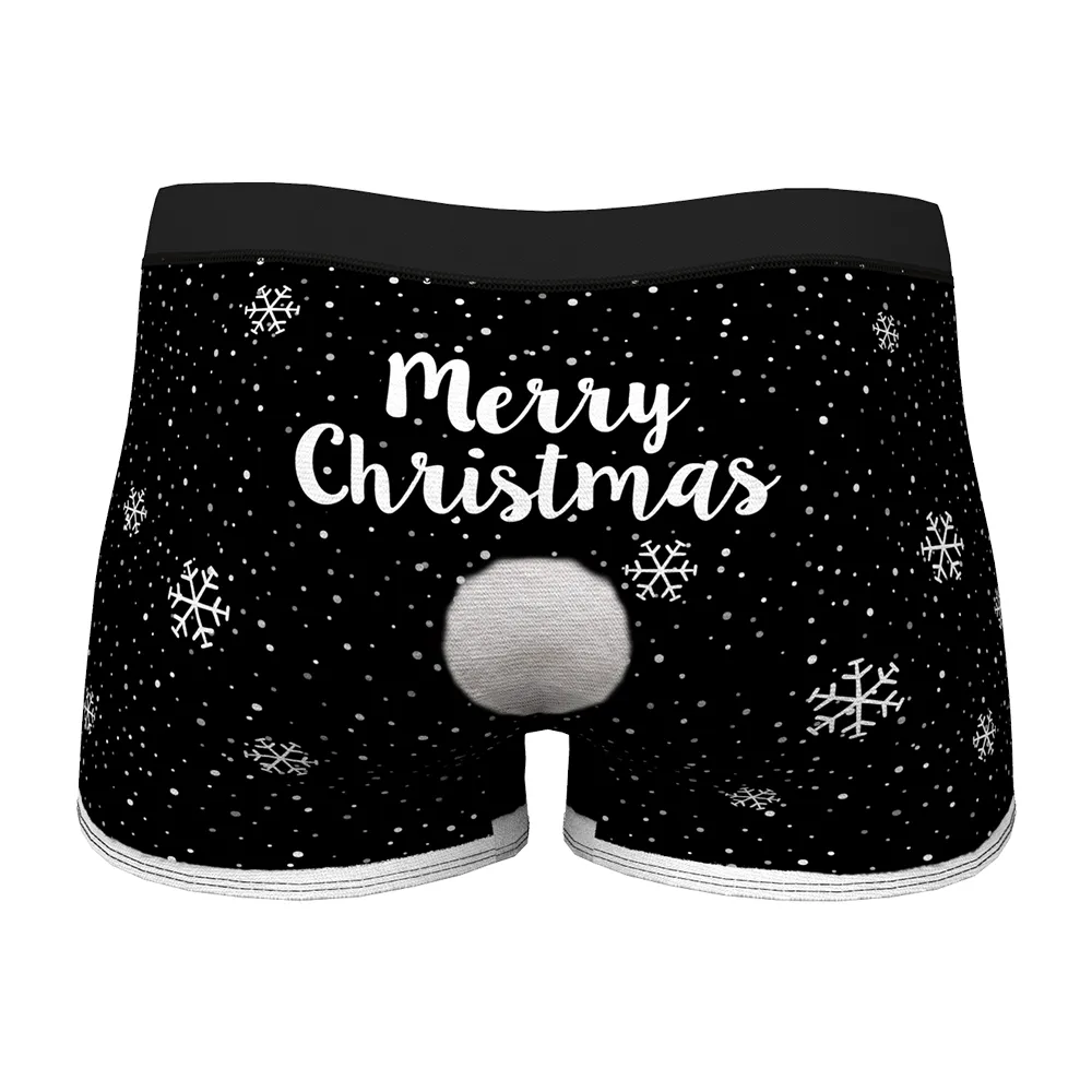 Christmas Gifts,Custom Face Men's Christmas Underwear Face On Body Boxers