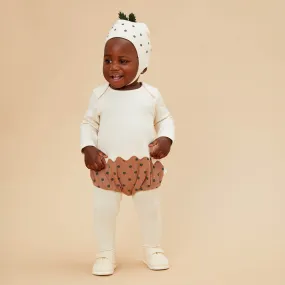 Christmas Pudding Bodysuit & Bonnet