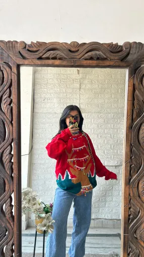 Christmas sweater M 3d work