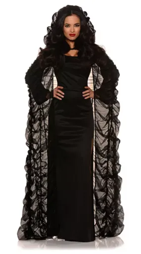 Coffin Black Cape (Adult)