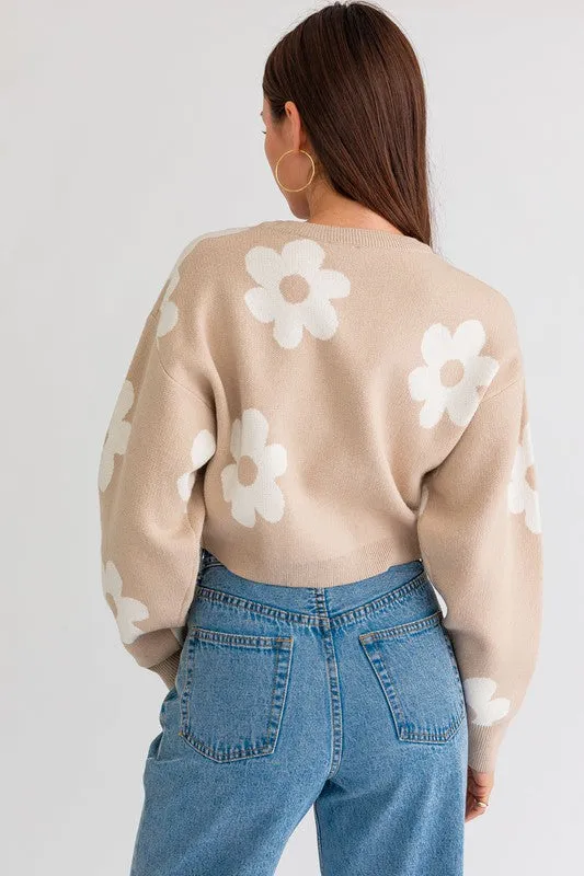 Coming Up Daisies Sweater