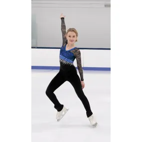 Competition Figure Skating Ice Crystals 1-Piece
