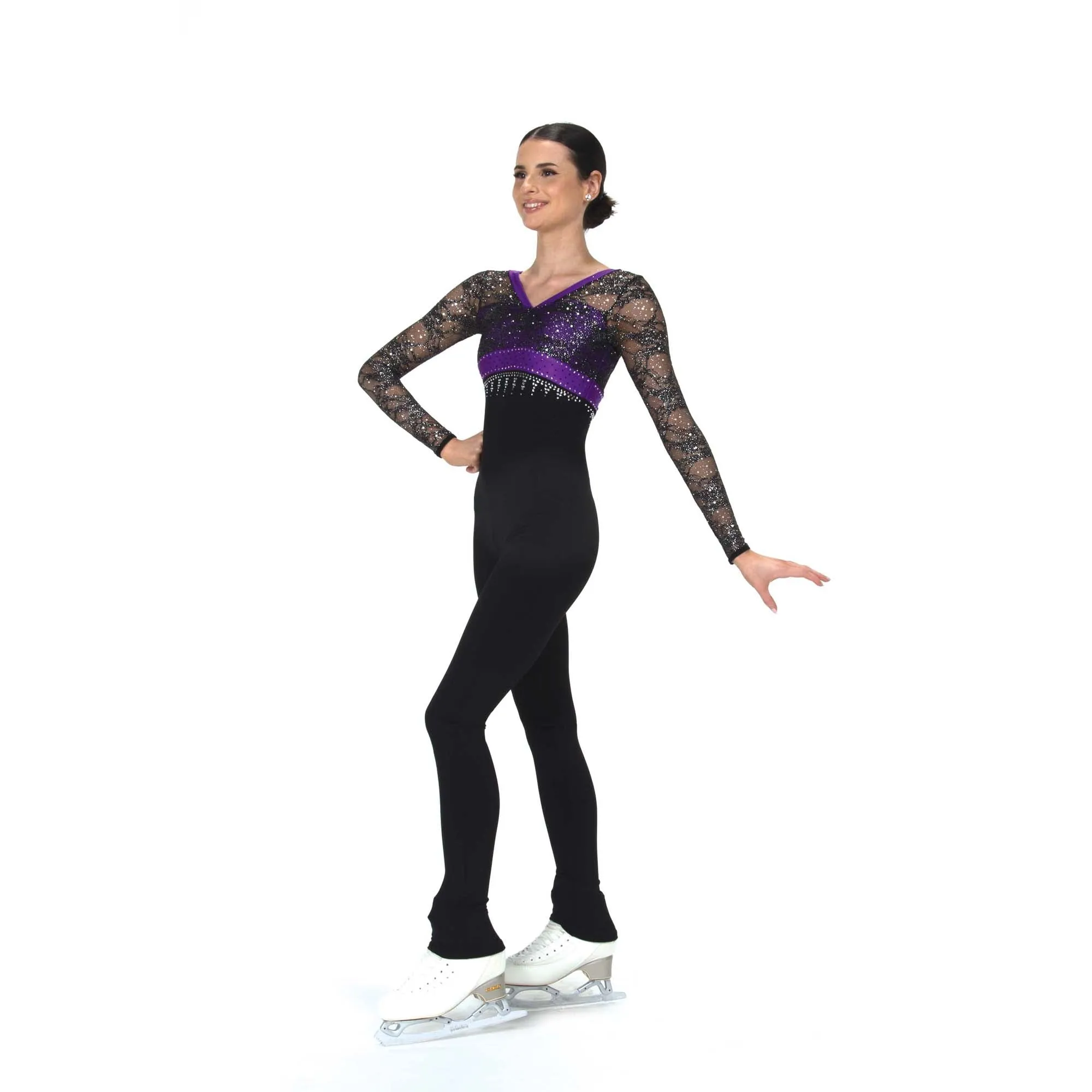 Competition Figure Skating Ice Crystals 1-Piece