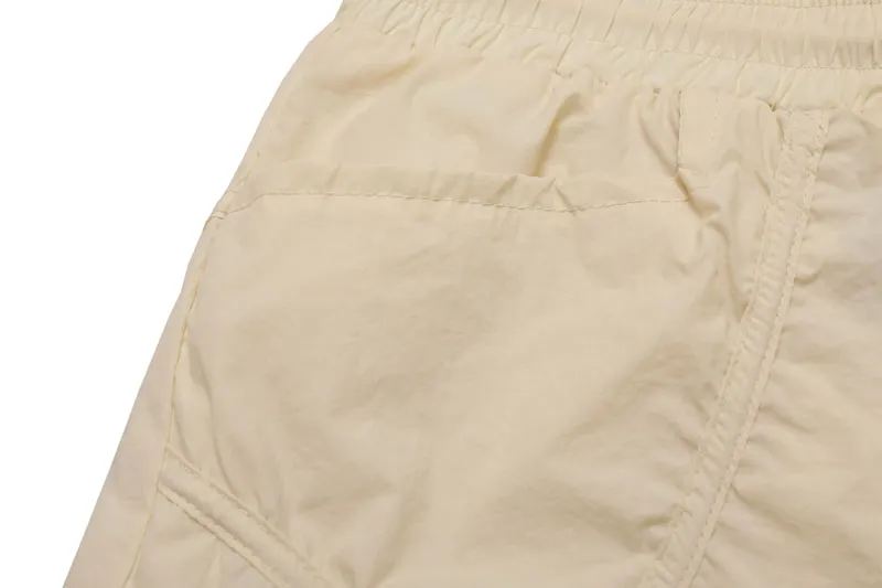 'Concept' Shirred Nylon Parachute Pants