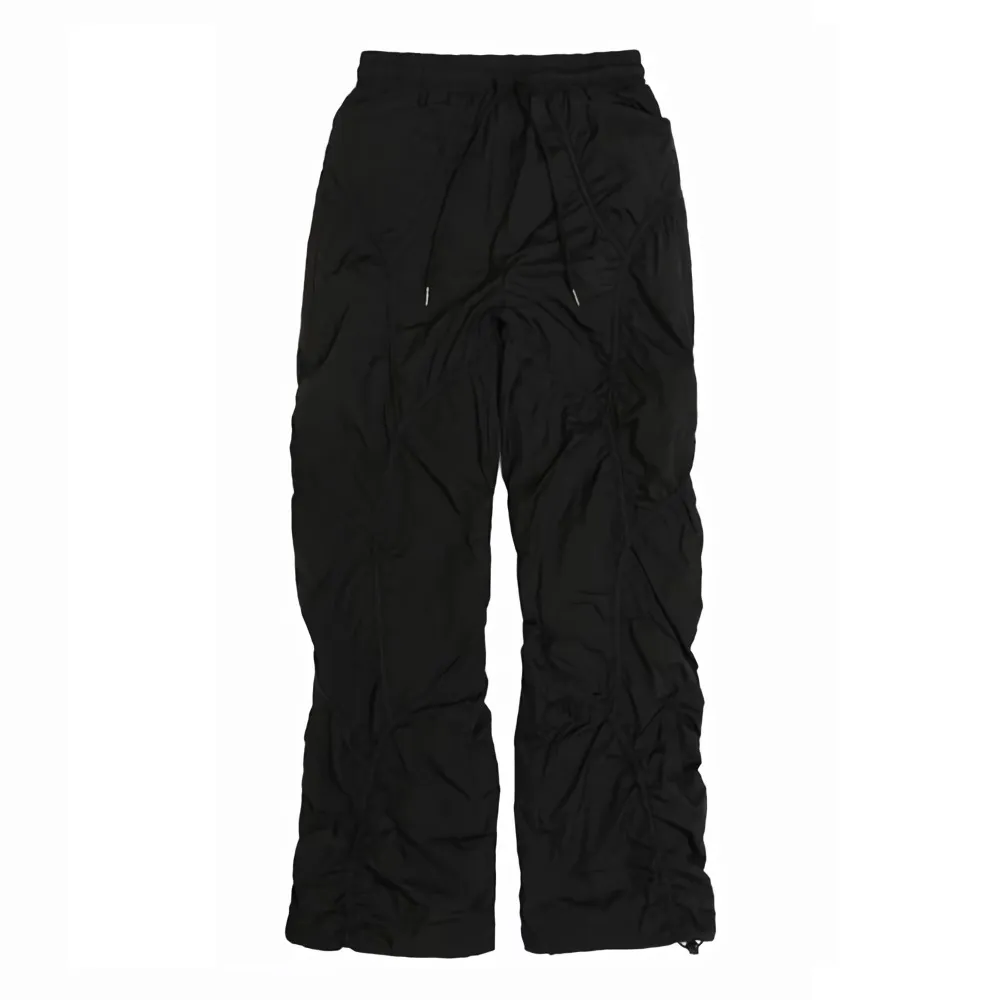'Concept' Shirred Nylon Parachute Pants